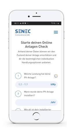 App SENEC Anlagen Check